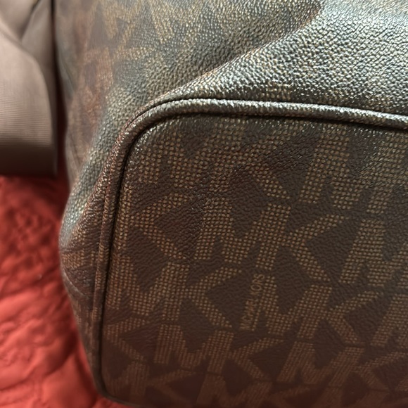 Michael Kors Large Leather Diaper Bag - Picture 8 of 17